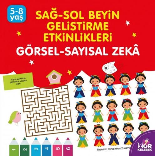 Kurye Kitabevi - Sağ-Sol Beyin Geliştirme Etkinlikleri - Görsel-Sayısa