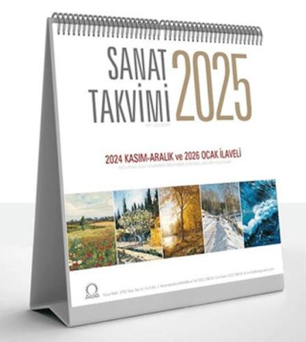 Kurye Kitabevi - Sanat Takvimi 2025 Masa Takvimi