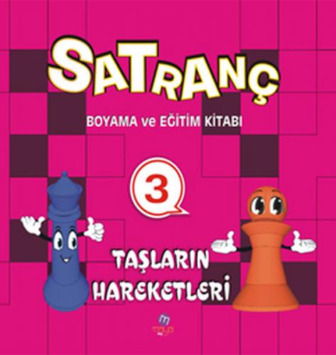 Kurye Kitabevi - Satranç Boyama ve Eğitim Kitabı 3