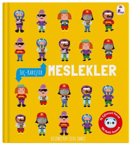 Kurye Kitabevi - Seç – Karıştır : Meslekler (15 Eğlenceli Parça, 120 F