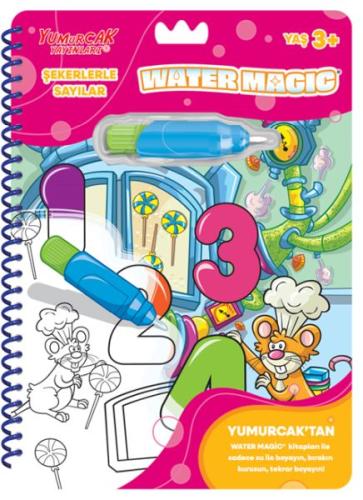 Kurye Kitabevi - Şekerlerle Sayılar - Yeni Water Magic