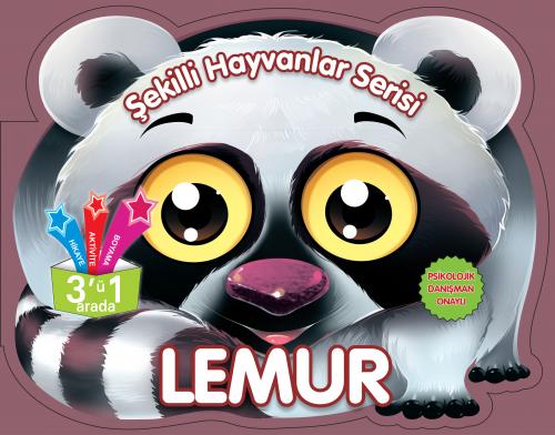 Kurye Kitabevi - Şekilli Hayvanlar Serisi-Lemur