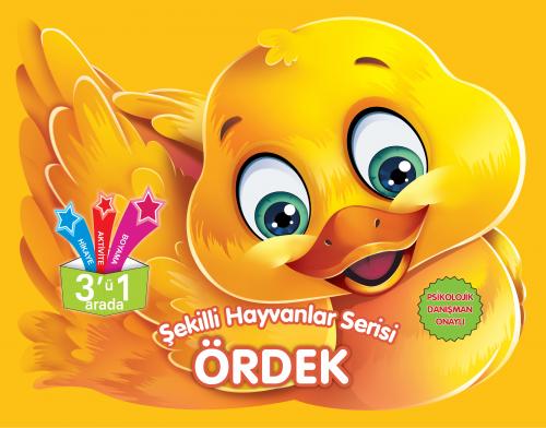 Kurye Kitabevi - Şekilli Hayvanlar Serisi-Ördek