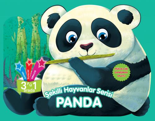 Kurye Kitabevi - Şekilli Hayvanlar Serisi-Panda
