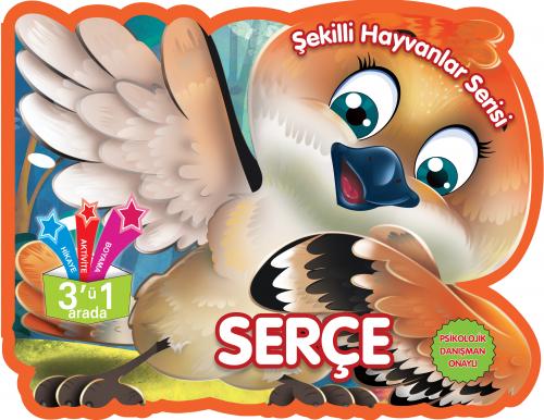 Kurye Kitabevi - Şekilli Hayvanlar Serisi-Serçe