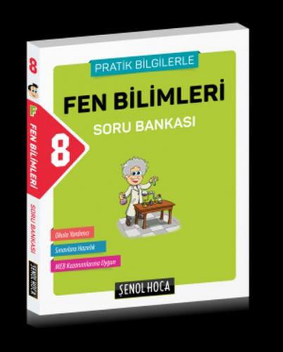 Kurye Kitabevi - Şenol Hoca 8. Sınıf Fen Bilimleri Soru Bankası-YENİ