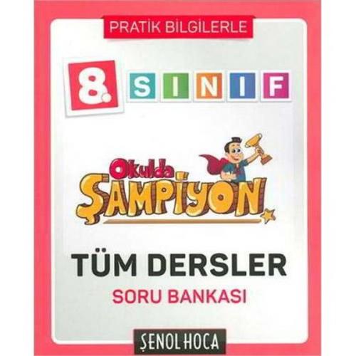 Kurye Kitabevi - Şenol Hoca 8. Sınıf Okulda Şampiyon Tüm Dersler Soru 