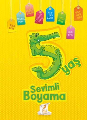 Kurye Kitabevi - Sevimli Boyama 5 Yaş