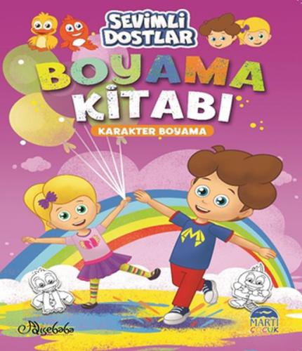 Kurye Kitabevi - Sevimli Dostlar-Boyama Kitabı-Karakter Boyama