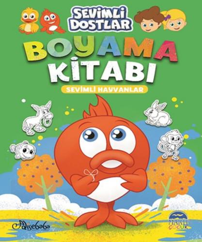 Kurye Kitabevi - Sevimli Dostlar-Boyama Kitabı-Sevimli Hayvanlar