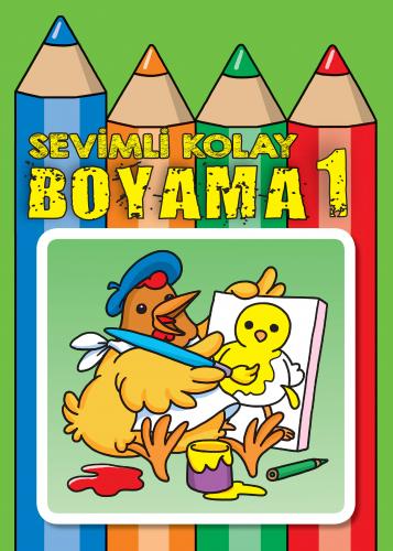 Kurye Kitabevi - Sevimli Kolay Boyama 1