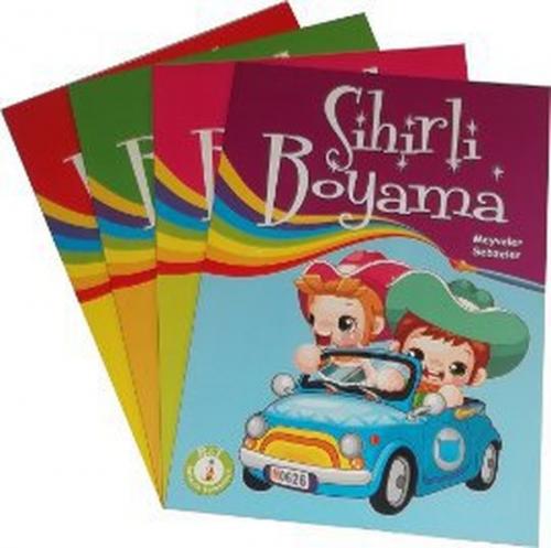 Kurye Kitabevi - Sihirli Boyama 4 Kitap Takım