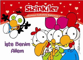 Kurye Kitabevi - Sizinkiler Okumaya Karikatürle Başlıyorum 1 İşte Beni