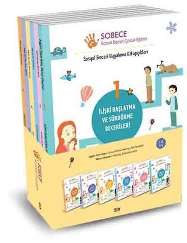 Kurye Kitabevi - Sobece-Sosyal Beceri Çocuk Eğitimi Seti-6 Kitap Takım