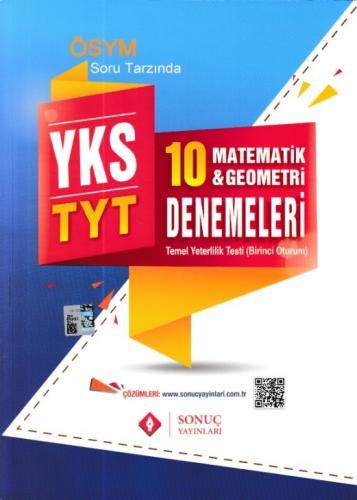 Kurye Kitabevi - Sonuç YKS TYT Matematik Geometri 10 Deneme