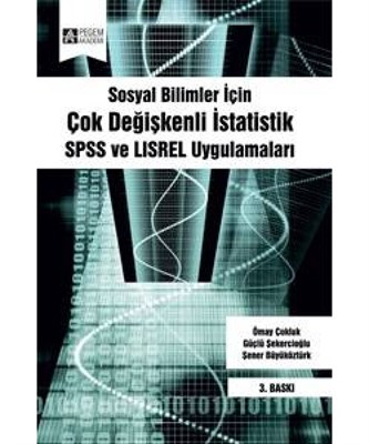 Kurye Kitabevi - Çok Değişkenli İstatistik SPSS ve LISREL Uygulamaları