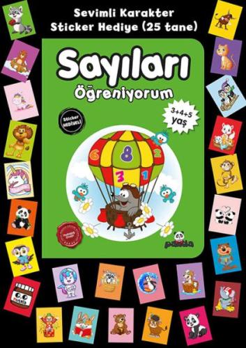 Kurye Kitabevi - Stickerlı 3+4+5 Yaş Sayıları Öğreniyorum