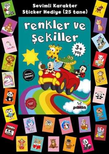 Kurye Kitabevi - Stickerlı 3+ Yaş Renkler ve Şekiller