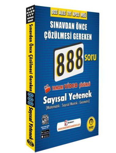 Kurye Kitabevi - Tasarı DGS ALES Video Çözümlü 888 Sayısal Soru Bankas