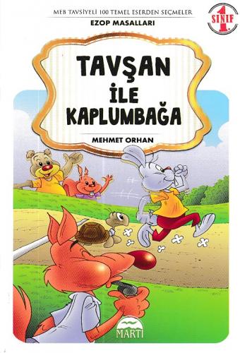 Kurye Kitabevi - Tavşan İle Kaplumbağa 1. Sınıf Ezop Masalları