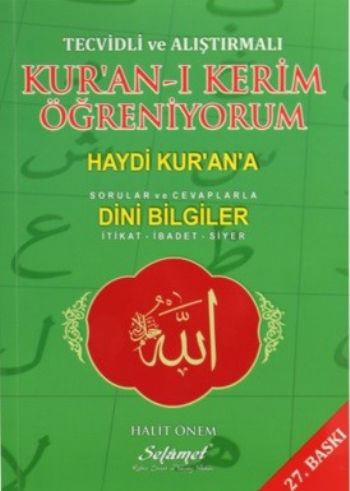 Kurye Kitabevi - Tecvidli ve Alıştırmalı Kuran-ı Kerim Öğreniyorum