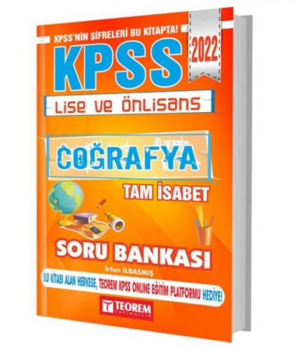 Kurye Kitabevi - Teorem 2022 KPSS Lise Ön Lisans Coğrafya Tam İsabet S