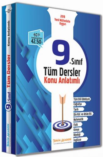 Kurye Kitabevi - Tercih Akademi 9. Sınıf Tüm Dersler Konu Anlatımlı