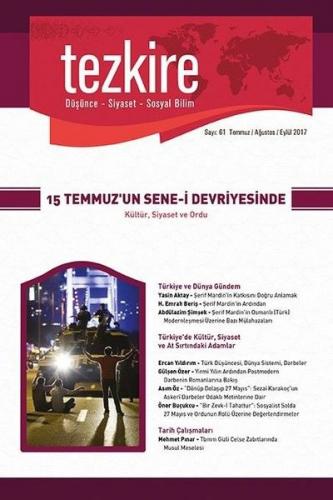 Kurye Kitabevi - Tezkire Dergisi Sayı 61