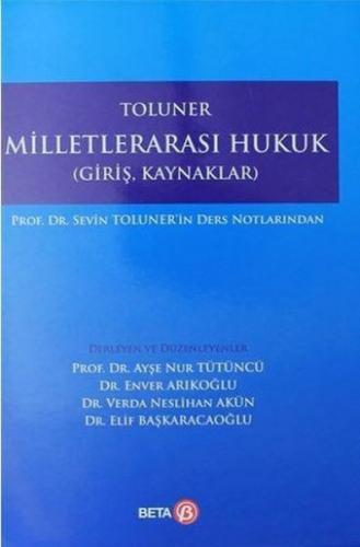 Kurye Kitabevi - Milletlerarası Hukuk Dersleri Sevin Toluner (Brd)