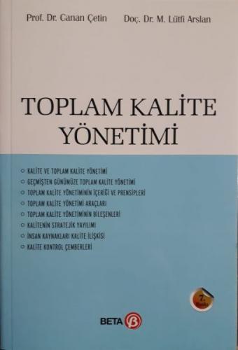 Kurye Kitabevi - Toplam Kalite Yönetimi (Canan Çetin-M.Lütfi Arslan)