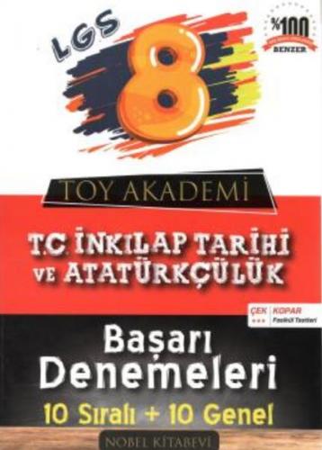 Kurye Kitabevi - Toy Akademi 8.Sınıf T.C. İnkılap Tarihi 10 lu Deneme 