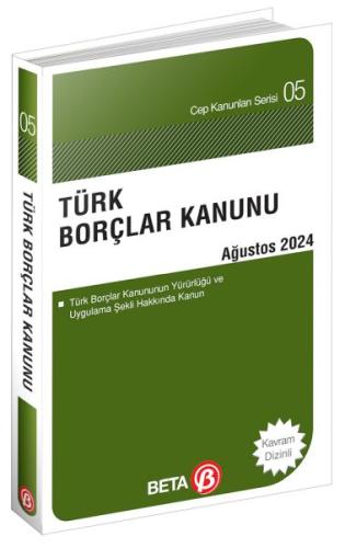 Kurye Kitabevi - Türk Borçlar Kanunu - Eylül 2023