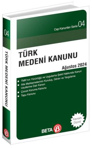 Kurye Kitabevi - Türk Medeni Kanunu - Eylül 2023