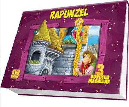 Kurye Kitabevi - Üç Boyutlu Masallar-Rapunzel (Ciltli)