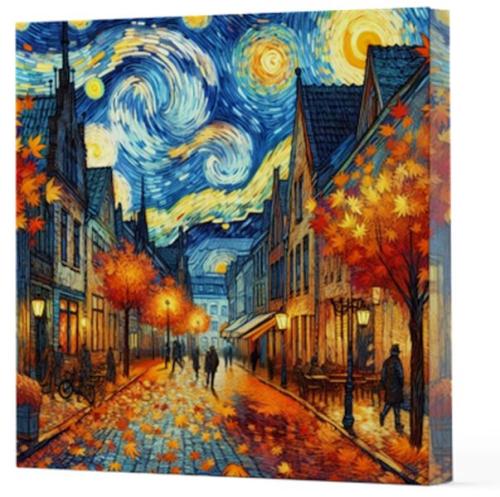 Kurye Kitabevi - Van Gogh 3 Sokak - Çizgisiz Yan Boyamalı Defter