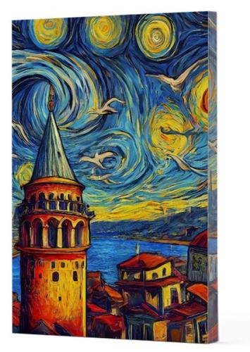 Kurye Kitabevi - Van Gogh 5 - Galata Çizgili Yan Boyamalı Defter