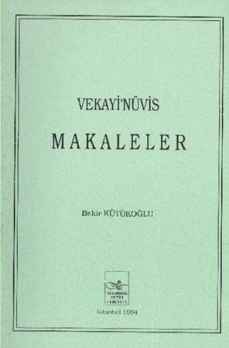 Kurye Kitabevi - Vekayinüvis Makaleler