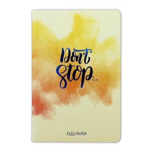 Kurye Kitabevi - Watercolor Dont Stop Defter