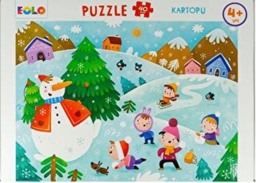 Kurye Kitabevi - Yer Puzzle-40 Parça Puzzle - Kartopu