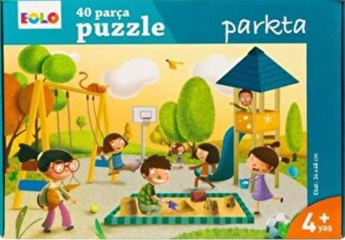 Kurye Kitabevi - Yer Puzzle-40 Parça Puzzle - Parkta