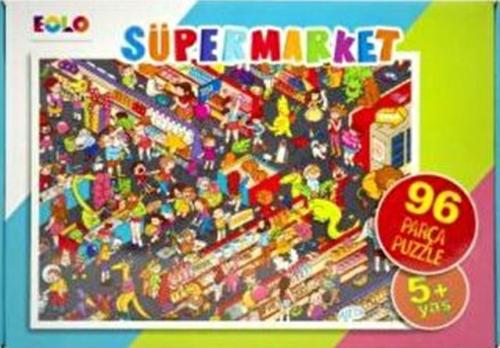 Kurye Kitabevi - Yer Puzzle-96 Parça Puzzle - Süpermarket