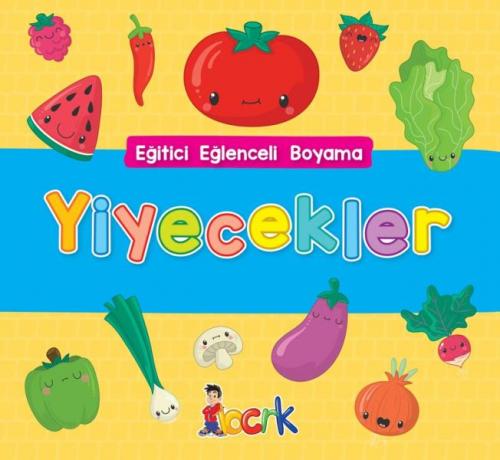 Kurye Kitabevi - Yiyecekler - Eğitici Eğlenceli Boyama