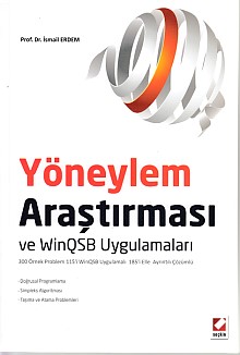 Kurye Kitabevi - Yöneylem Araştırması ve WinQSB Uygulamaları