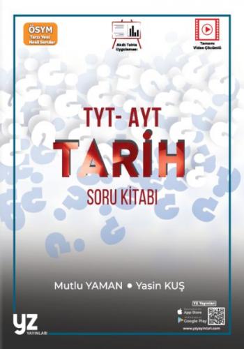 Kurye Kitabevi - YZ Yayınları YKS TYT - AYT Tarih Soru Kitabı