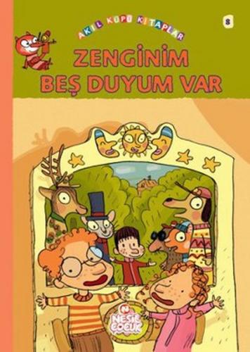 Kurye Kitabevi - Akıl Küpü Kitaplar-8 Zenginim Beş Duyum Var