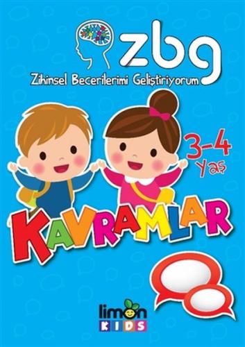 Kurye Kitabevi - Zihinsel Becerilerimi Geliştiriyorum 3-4 Yaş Kavramla